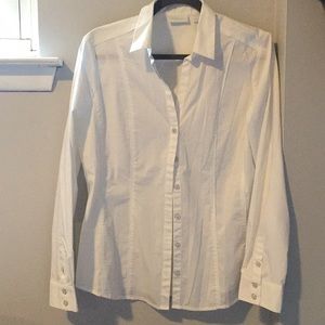 New York and Co...White long sleeve shirt